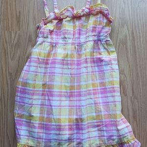 Girls Hart Street plaid sundress size 6X